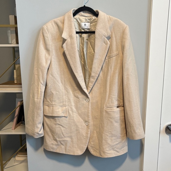 Babaton Jackets & Blazers - Babaton Classic Cream Wool Blazer